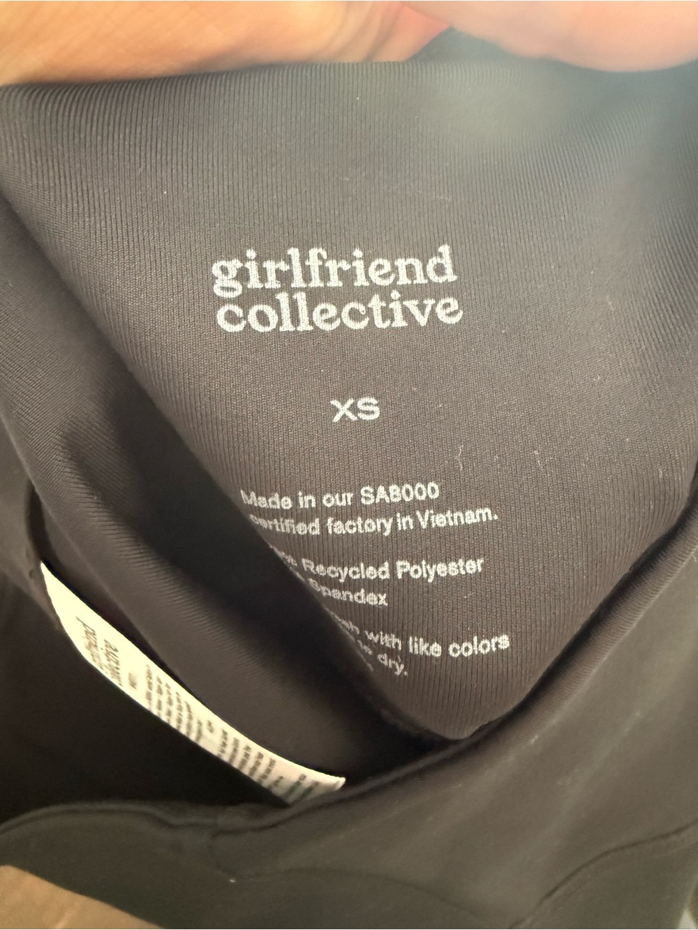 Girlfriend Collective Black Biker Shorts Size XS - Picture 2 of 3